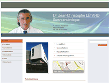 Tablet Screenshot of gastroenterologue-poitiers.fr